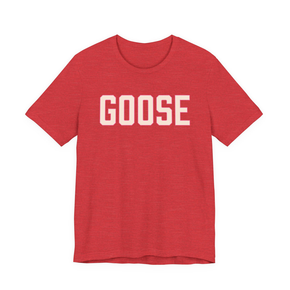 Goose Zip Code Peach and Pink Unisex Jersey Short Sleeve T-Shirt