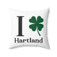 I Clover Hartland Spun Polyester Square Pillow