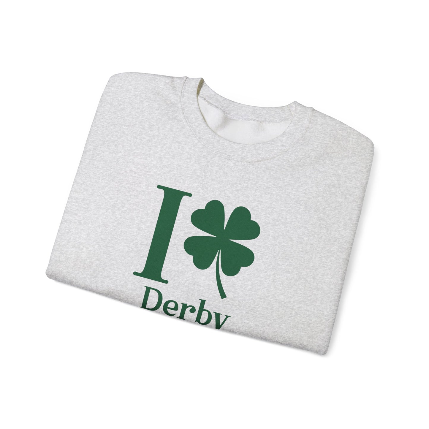 I Clover Derby Unisex Heavy Blend™ Crewneck Sweatshirt