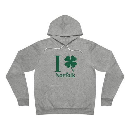 I Clover Norfolk Unisex Sponge Fleece Pullover Hoodie