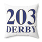 203 Derby Polyester Square Pillow