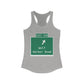 Vintage WCP Exit 55B Sign Women's Ideal Racerback Tank Top
