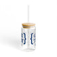 Newtown Coordinates Sipper Glass, 16oz