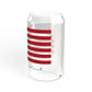 Eastford Connecticut Flag Sipper Glass, 16oz