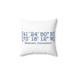 Newtown Coordinates Spun Polyester Square Pillow
