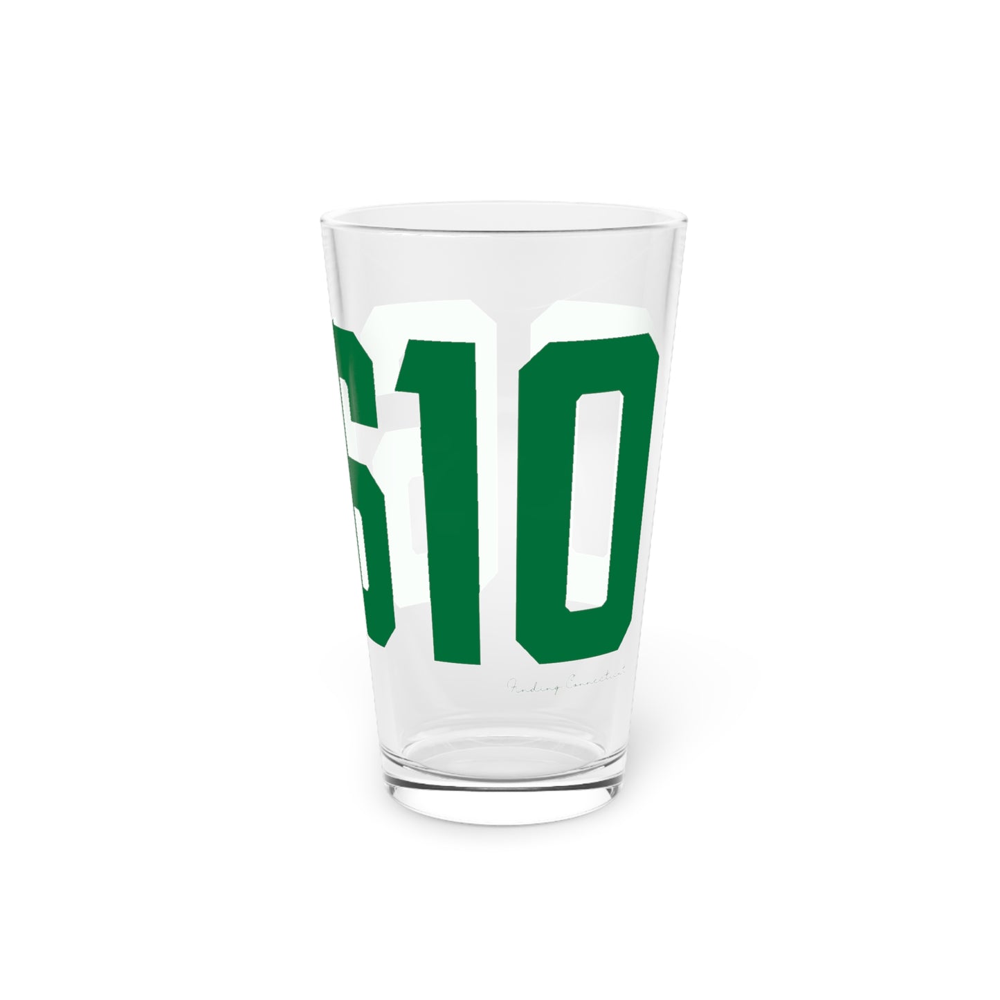 06610  Bridgeport Connecticut Zip Code  Pint Glass, 16oz