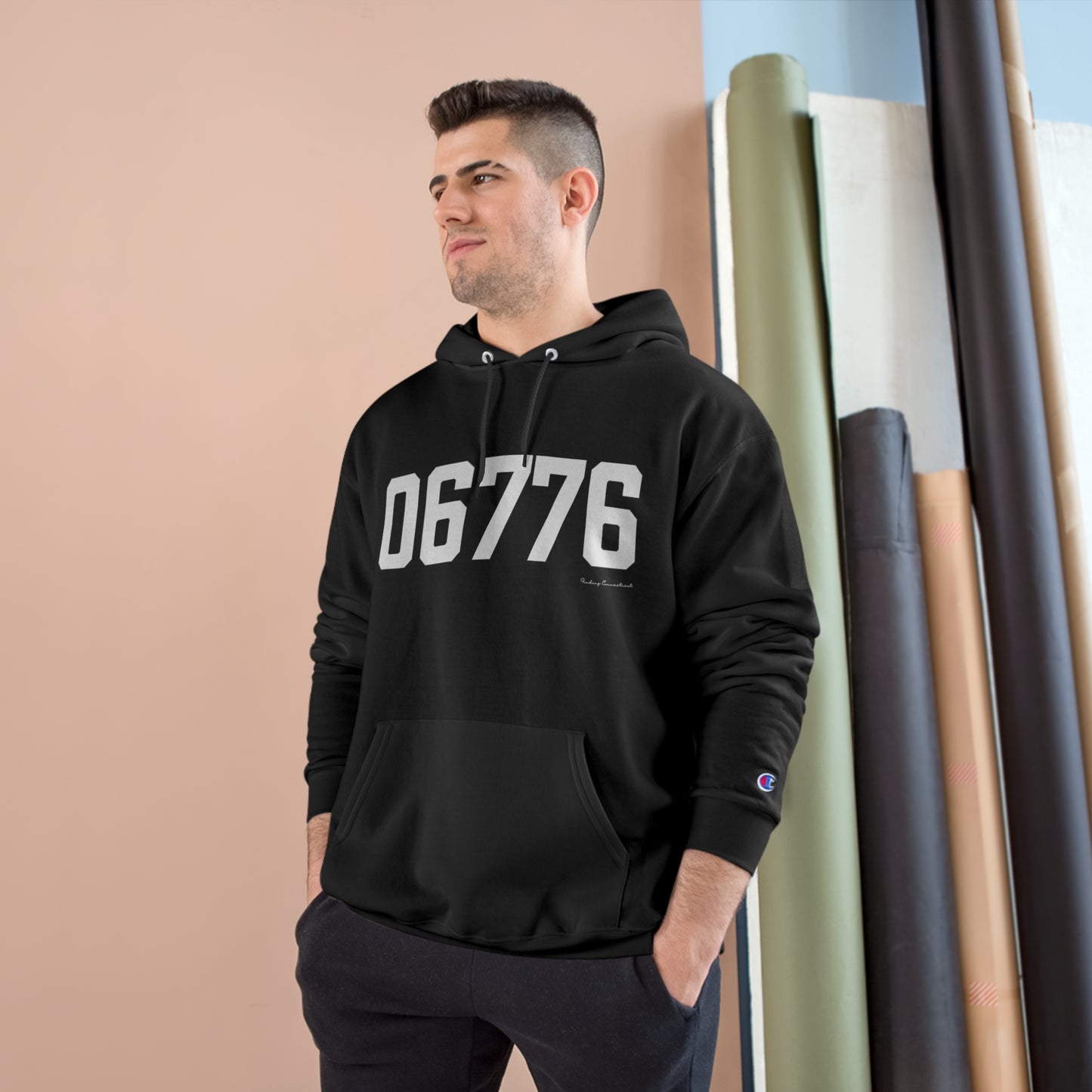 06776 - New Milford CT zip code Champion Hoodie