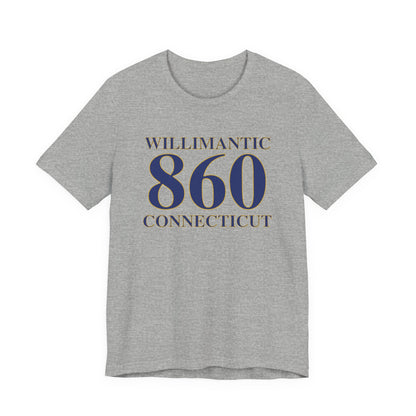 Willimantic 860 Connecticut Unisex Jersey Short Sleeve T-Shirt