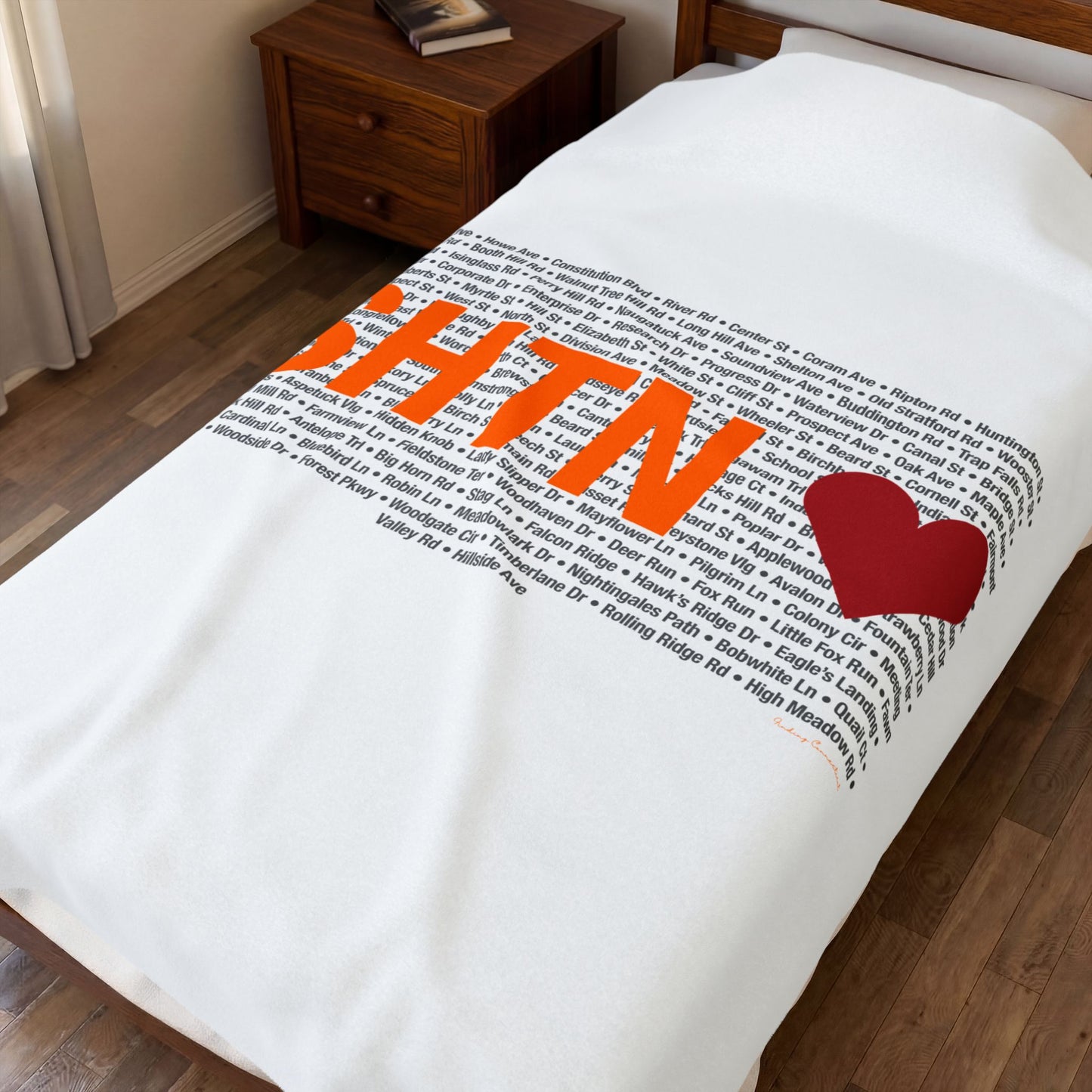 Shelton Love Velveteen Plush Blanket