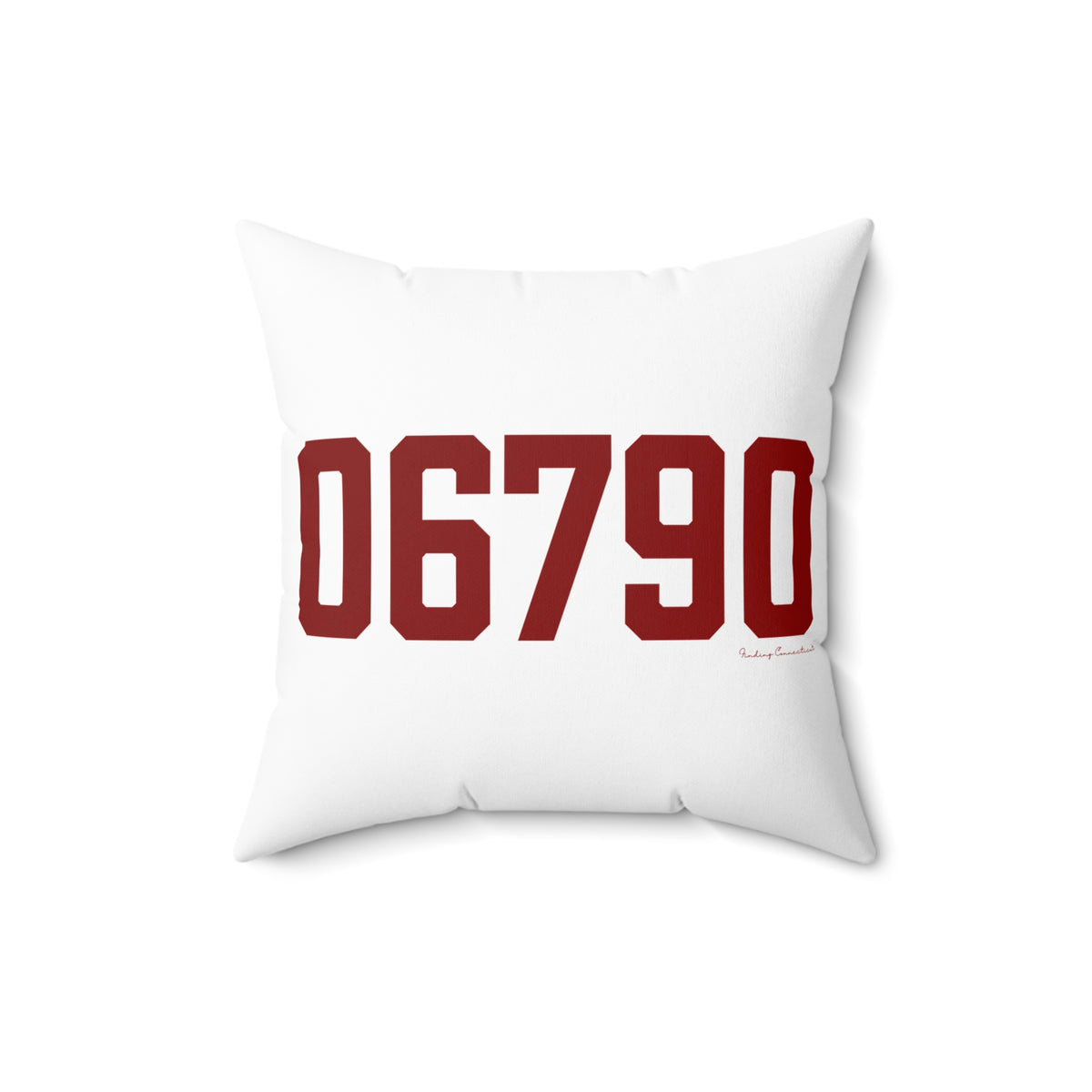 06790 Torrington Connecticut Zip Code Polyester Square Pillow