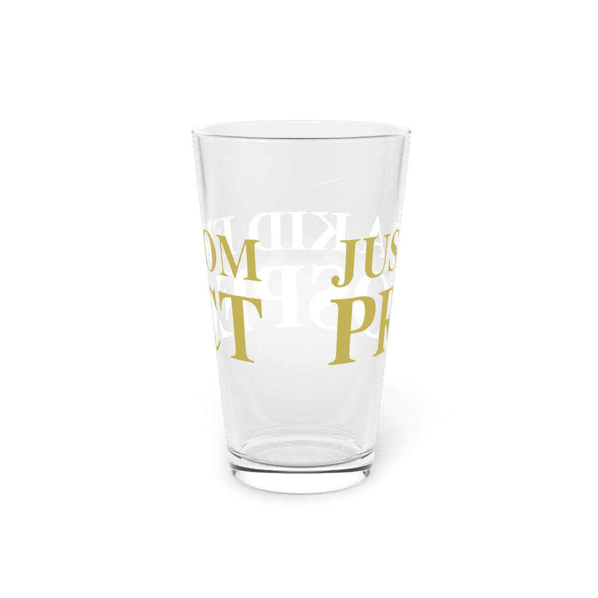 Just a kid from Prospect Pint Glass, 16oz