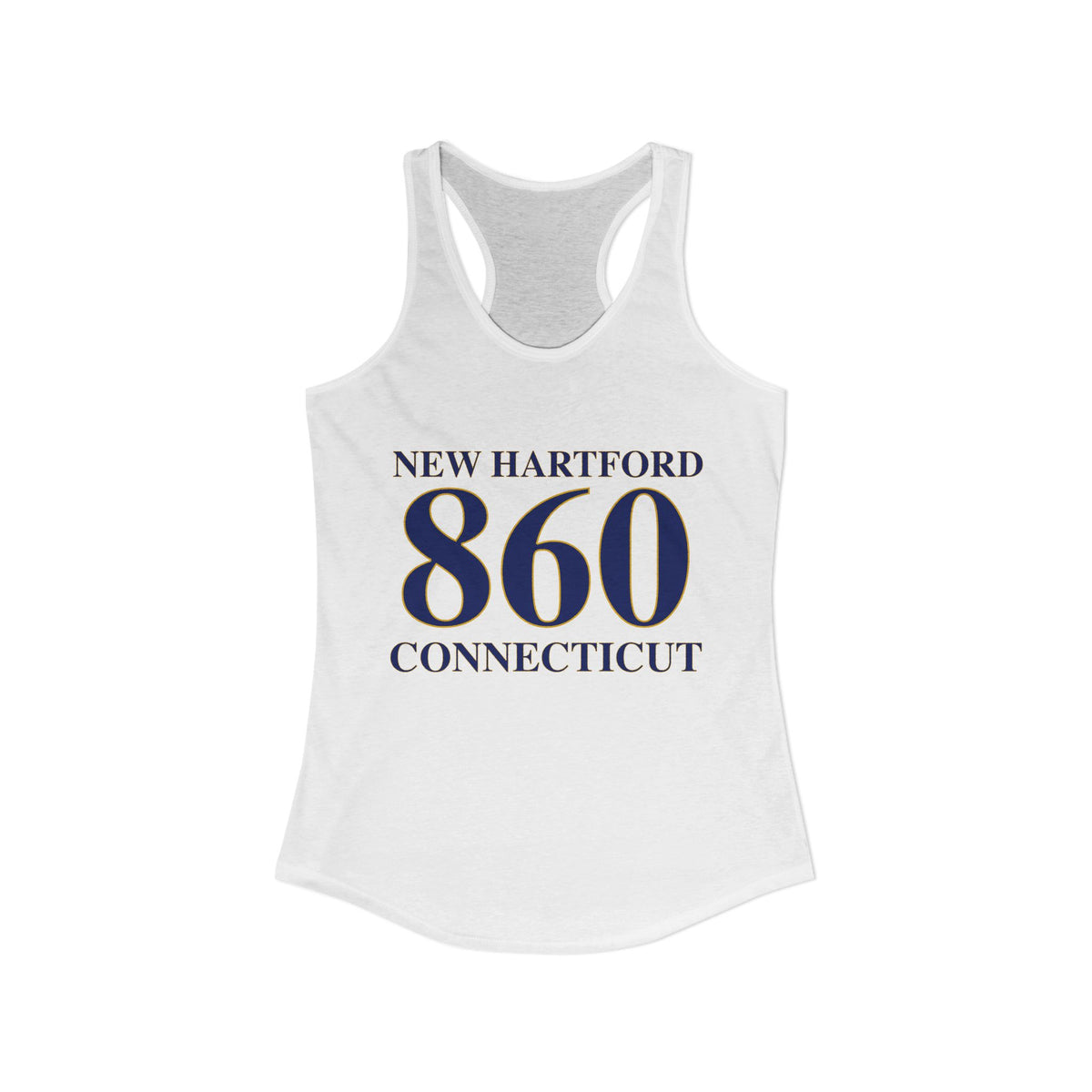 New Hartford 860 Connecticut Women's Ideal Racerback Tank Top