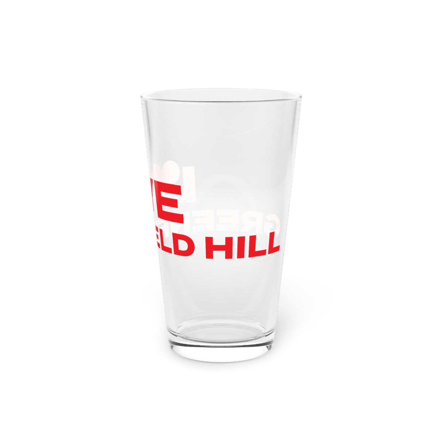 Love Greenfield Hill Pint Glass, 16oz