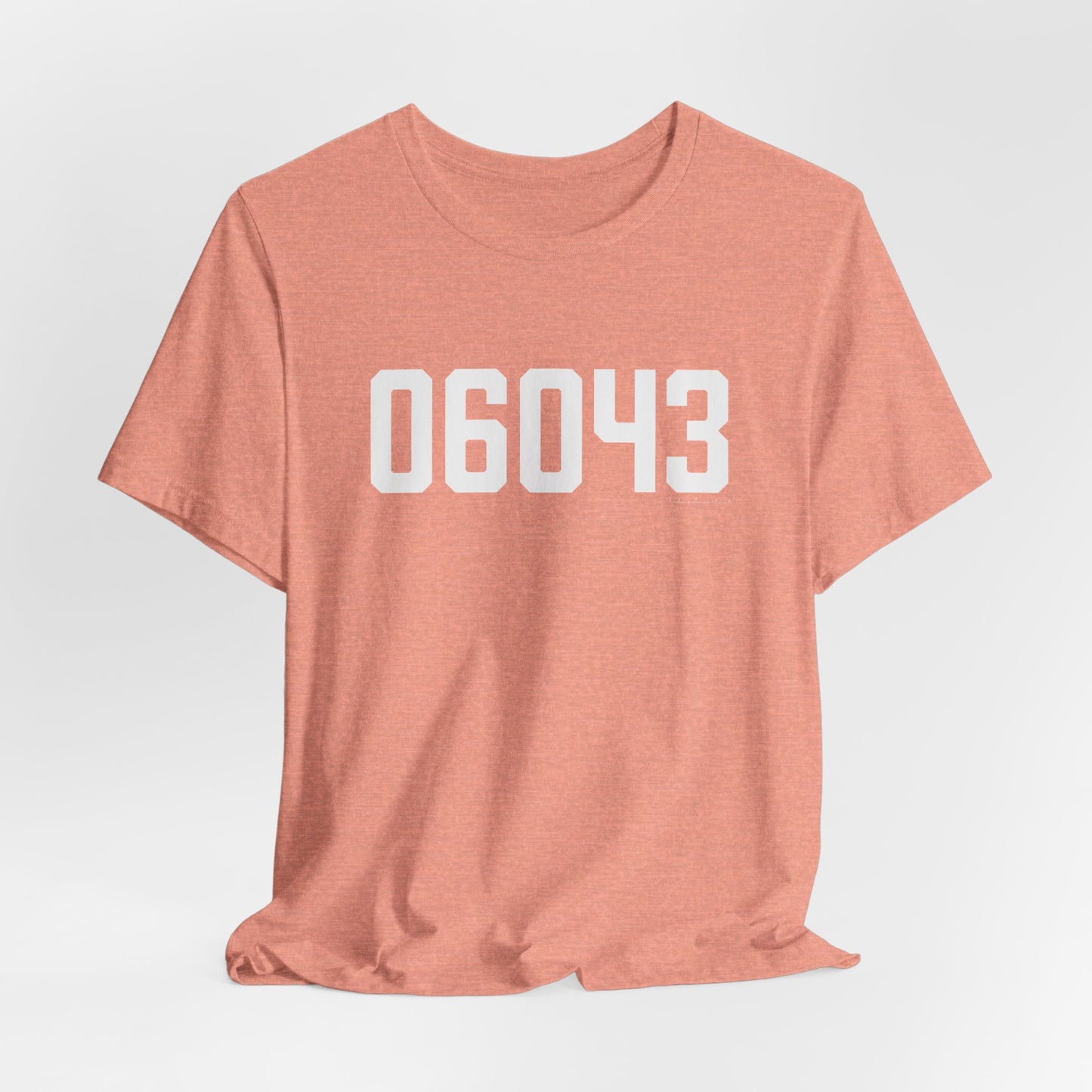 06043 Bolton CT Zip Code Unisex Jersey Short Sleeve T-Shirt