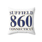 Suffield 860 Connecticut Polyester Square Pillow