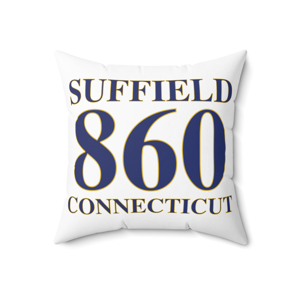 Suffield 860 Connecticut Polyester Square Pillow