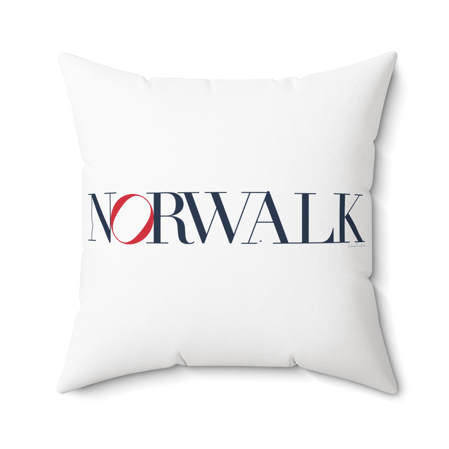 41 Tilt Norwalk Spun Polyester Square Pillow