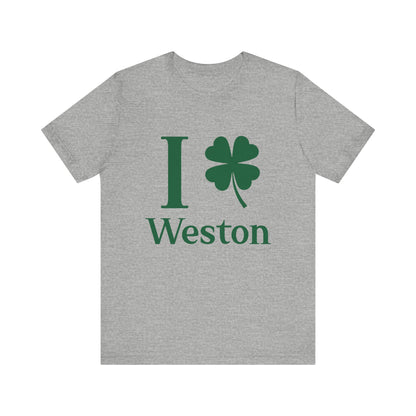 I Clover Weston (green) Unisex Jersey Short Sleeve Tee