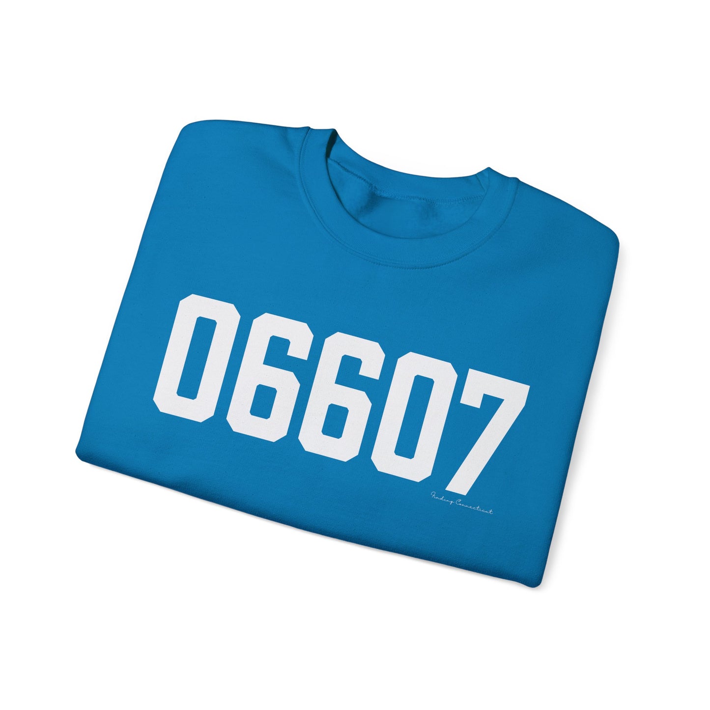 06607 Bridgeport CT Zip Code Unisex Heavy Blend™ Crewneck Sweatshirt