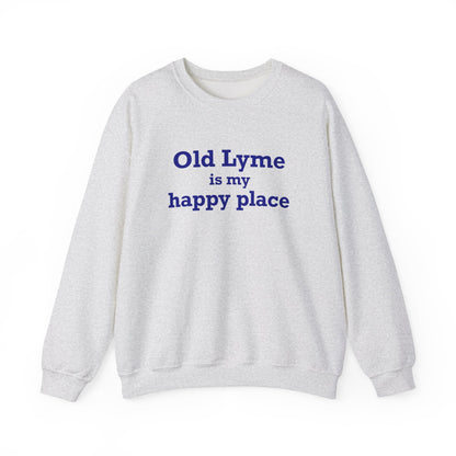 Old Lyme is My Happy Place Unisex Heavy Blend™ Crewneck Sweatshirt