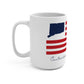 Canterbury Connecticut Flag Mug 15oz