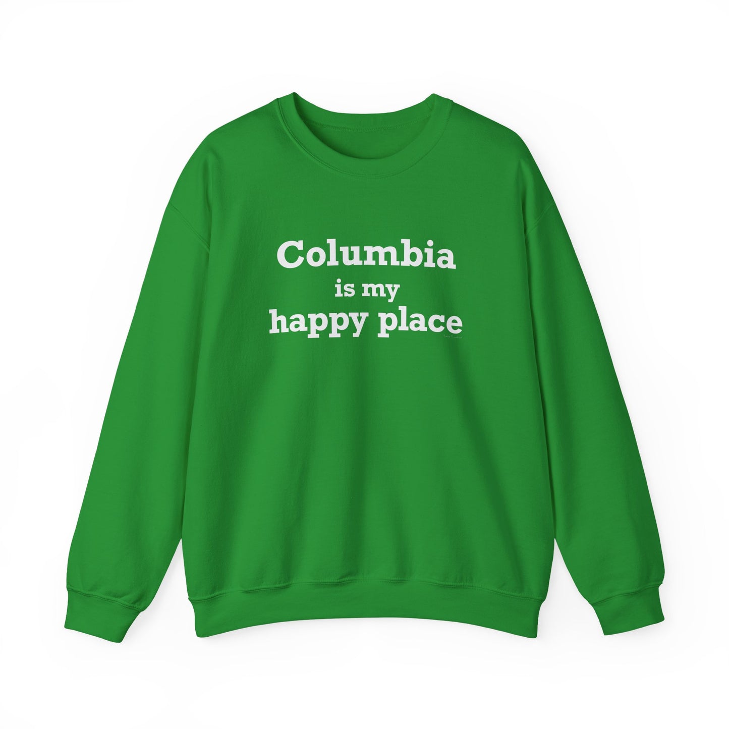 Columbia is My Happy Place Unisex Heavy Blend™ Crewneck Sweatshirt