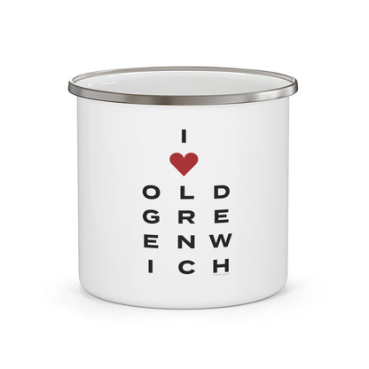 Old Greenwich Vision Enamel Camping Mug