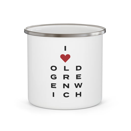 Old Greenwich Vision Enamel Camping Mug