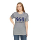 860 East Haddam Unisex Jersey Short Sleeve Tee