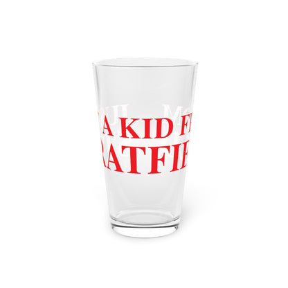 Just a kid from Stratfield Pint Glass, 16oz