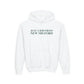 Just a kid from New Milford Youth Heavy Blend Hooded Sweatshirt