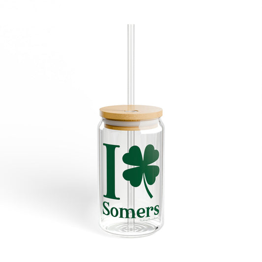 I Clover Somers Sipper Glass, 16oz