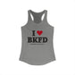 I Heart BKFD Women's Ideal Racerback Tank Top