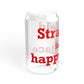Stratfield Is My Happy Place Sipper Glass, 16oz