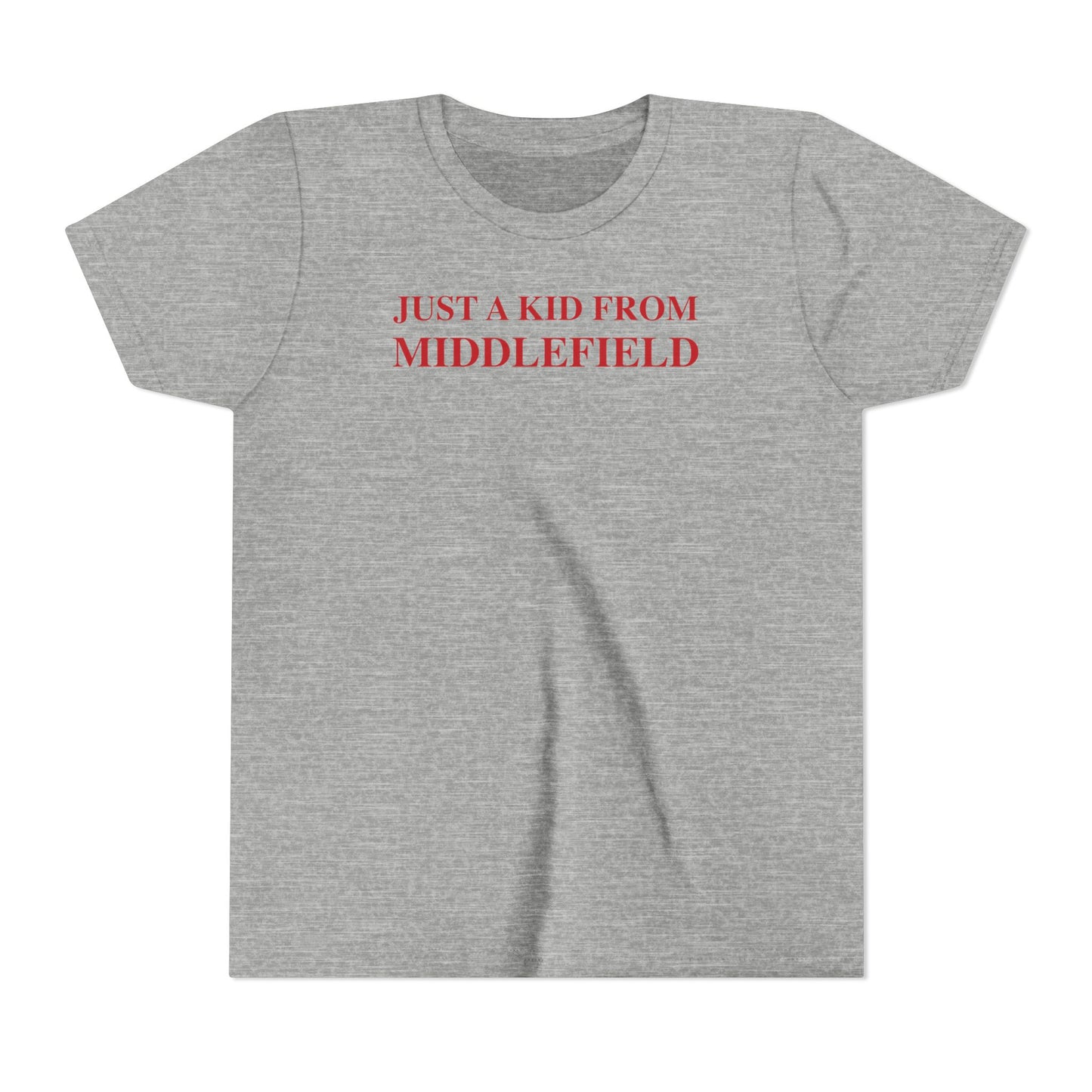 Just a kid from Middlefield Youth Short Sleeve T-Shirt