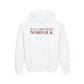 Just a kid from Norfolk Youth Heavy Blend Hooded Sweatshirt