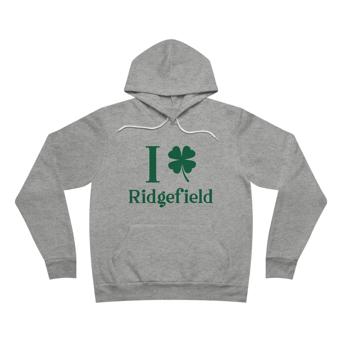 I Clover Ridgefield (Green) Unisex Sponge Fleece Pullover Hoodie