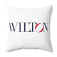 41 Tilt Wilton Spun Polyester Square Pillow