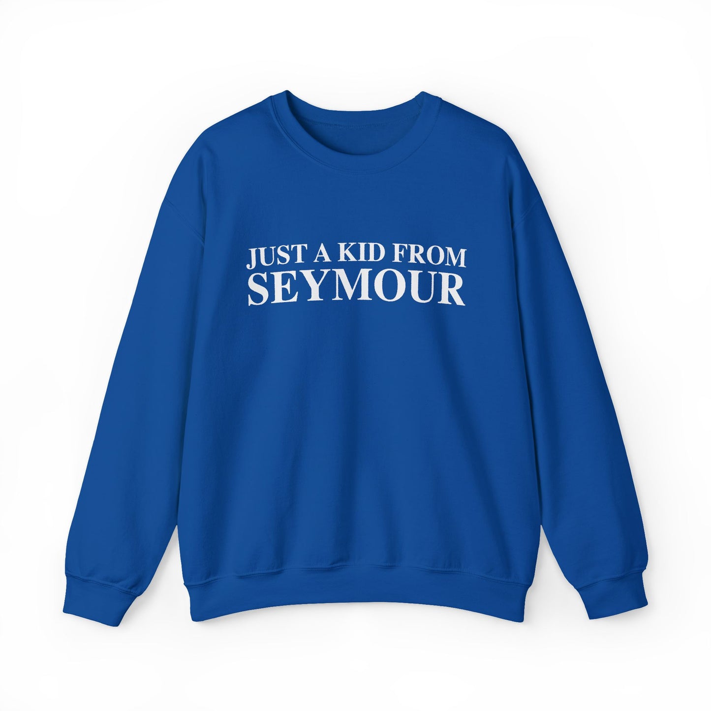 Just a kid from Seymour Unisex Heavy Blend™ Crewneck Sweatshirt