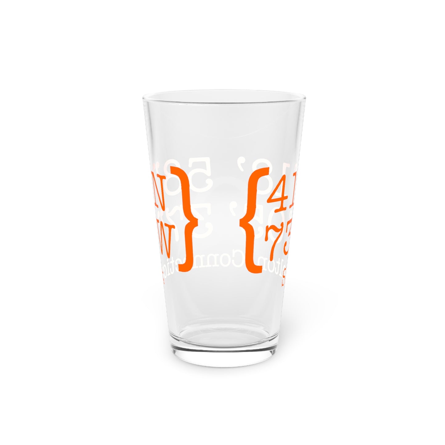Shelton Coordinates Pint Glass, 16oz