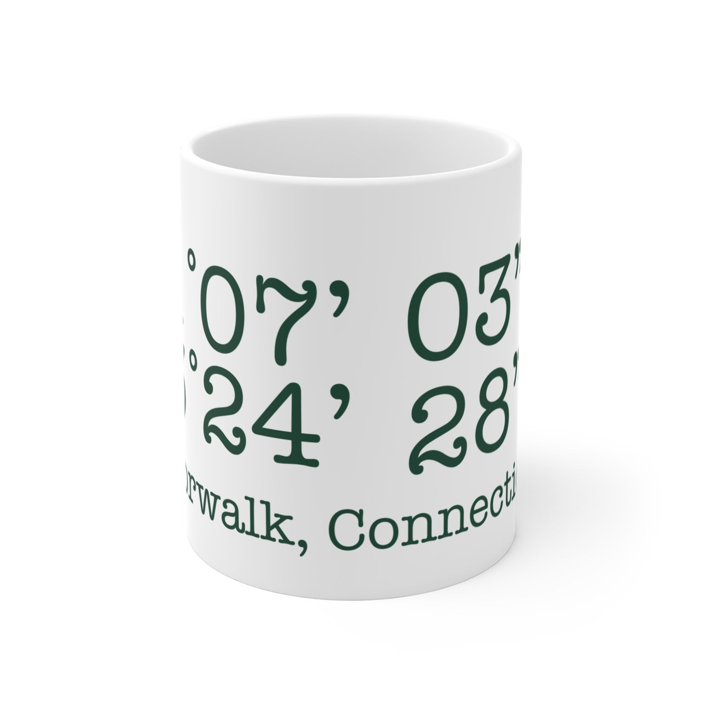 Norwalk Coordinates Mug 11oz