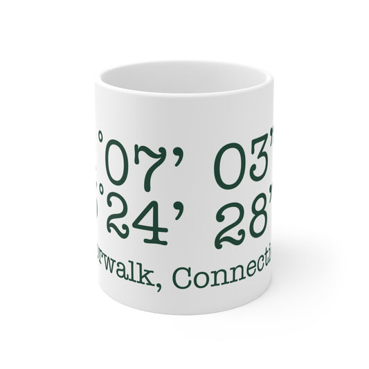 Norwalk Coordinates Mug 11oz