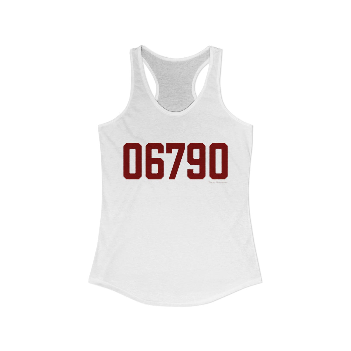 06790 Torrington Connecticut Zip Code Women's Ideal Racerback Tank Top