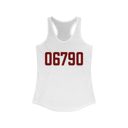 06790 Torrington Connecticut Zip Code Women's Ideal Racerback Tank Top