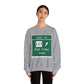 Vintage Merritt Parkway Exit 35 Sign Unisex Heavy Blend™ Crewneck Sweatshirt