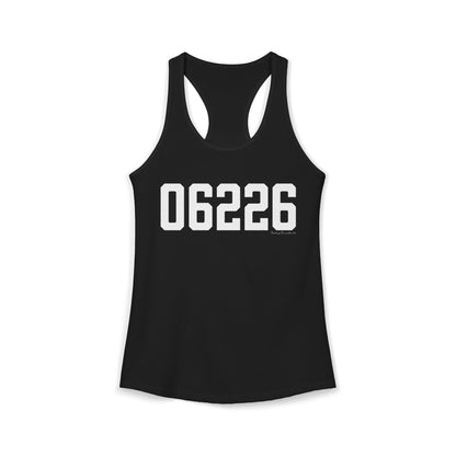 06226 Willimantic CT Zip Code Women's Ideal Racerback Tank Top