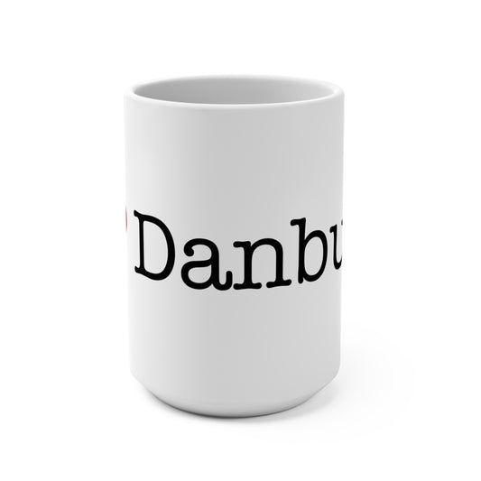 I Heart Danbury. Mug 15oz