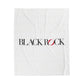 41 Tilt Black Rock Velveteen Plush Blanket