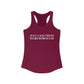 Just a kid from Marlborough Women's Ideal Racerback Tank Top