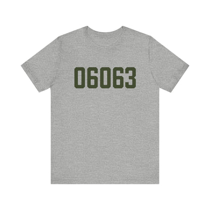 06063 Barkhamsted Connecticut Zip Code Unisex Jersey Short Sleeve T-Shirt